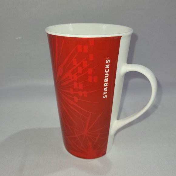 Starbucks 2014 Coffee Cup 18 floz /532ml Mug 6" Ceramic Holiday Hot Drink - Picture 1 of 1